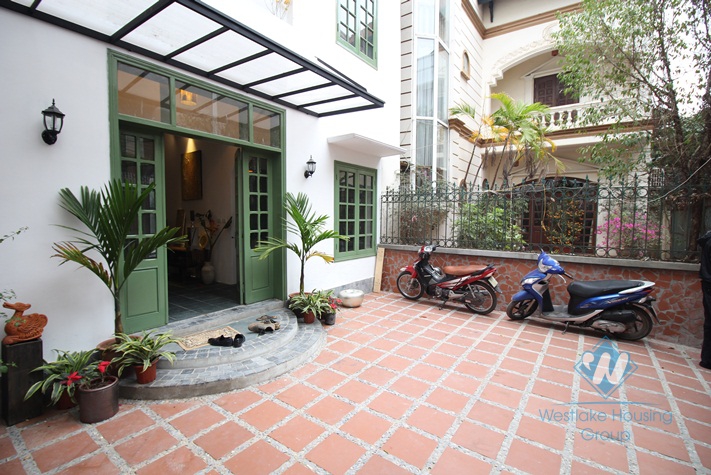 Bright and modern house with lots of characters, available to rent in Tay Ho, Hanoi